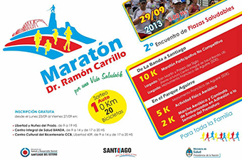 Comenzaron a inscribir para la maratón «Ramón Carrillo»