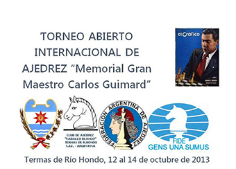 Termas se engalana con un torneo internacional de Ajedrez en homenaje a Carlos Guimard