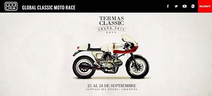 En setiembre largan el Gran Premio de motos clásicas en Las Termas
